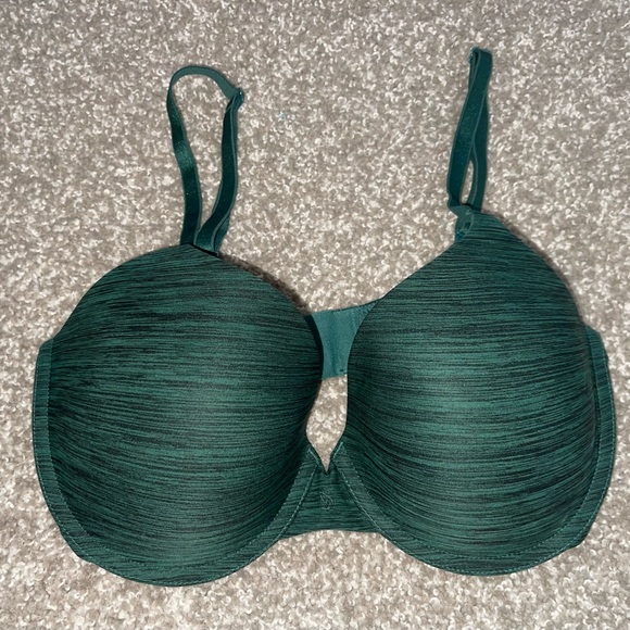 Victoria’s Secret 34DD Uplift Semi Demi Dark Green - Picture 7 of 7
